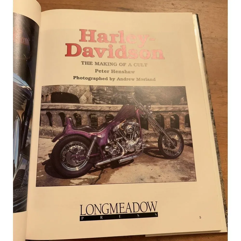 Harley-Davidson : The‎ Making of a Cult by Peter Henshaw (1994, Hardcover)
